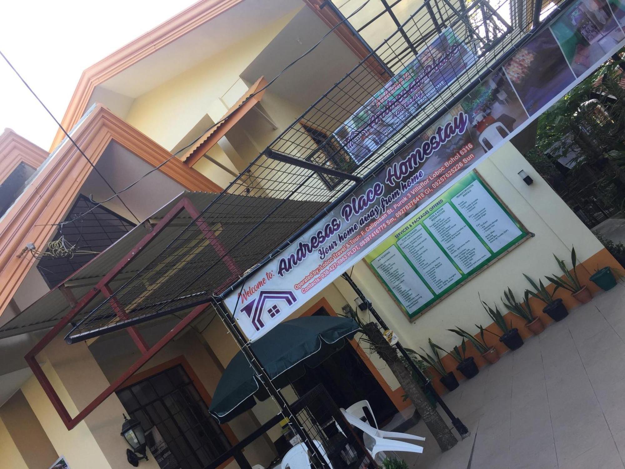 Andresas Homestay Loboc Exteriér fotografie