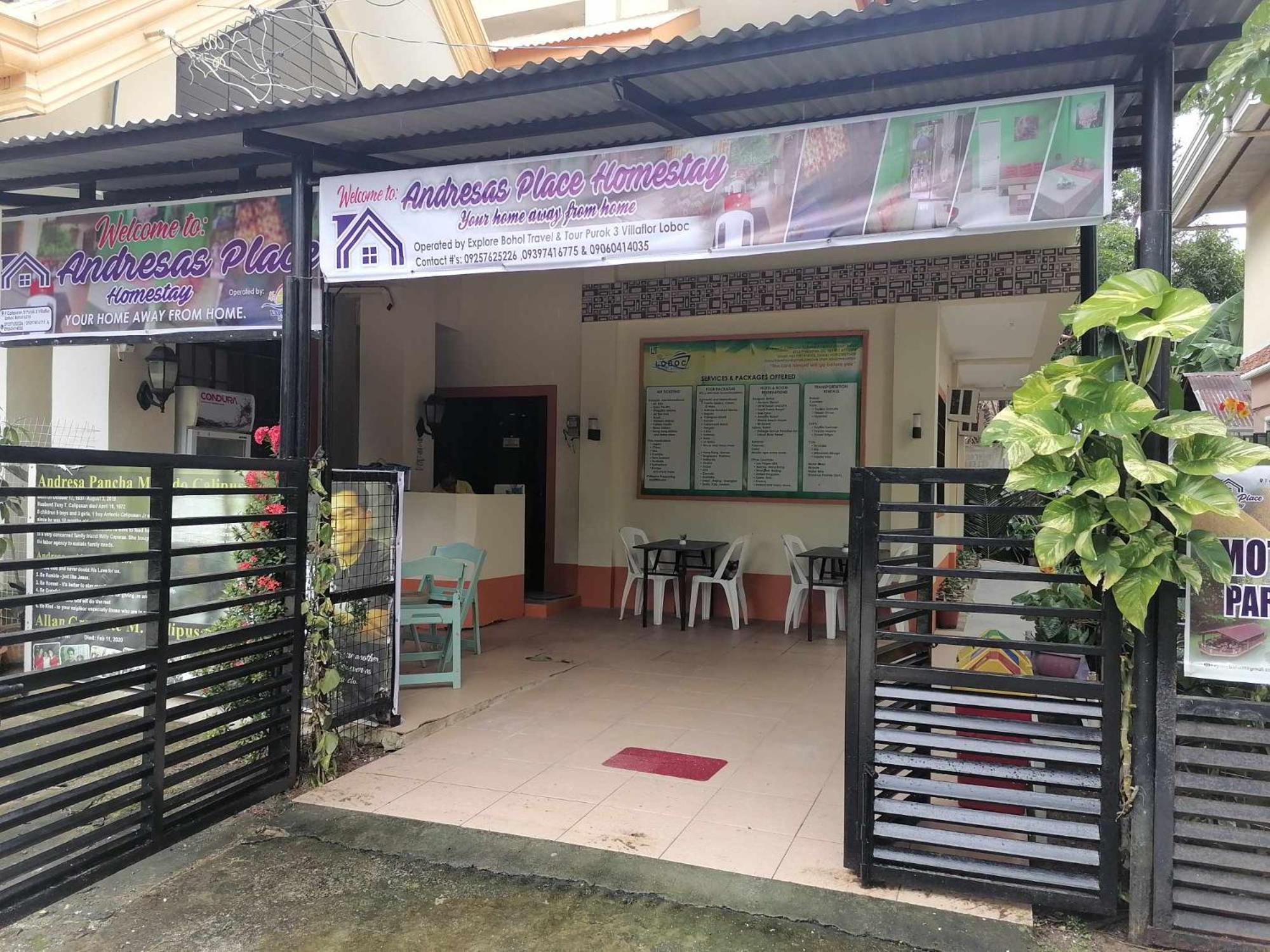 Andresas Homestay Loboc Exteriér fotografie